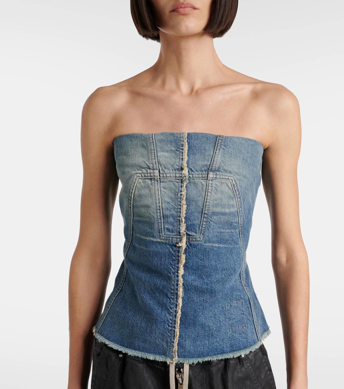 Rick Owens Denim corset