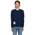 Maison Margiela Blue Cashmere Sweater