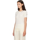 Moncler Off-White S/S Jersey T-shirt