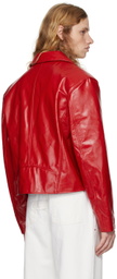 COOR Red Rider Leather Jacket