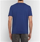 Maison Margiela - Garment-Dyed Cotton-Jersey T-Shirt - Blue