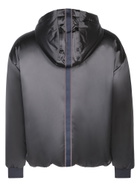 Ferrari Eco-satin Black Bomber Jacket