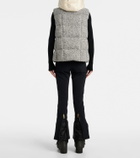 Bogner Falka tweed down vest