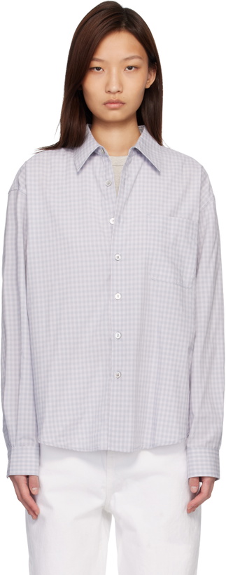 Photo: COOR Blue Micro Ombre Check Shirt