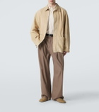 The Row Vilmo suede jacket