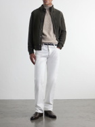 Zegna - Wool-Blend Rollneck Sweater - Neutrals