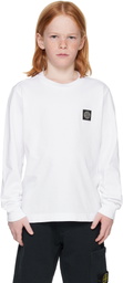 Stone Island Junior Kids White 20447 30/1 Cotton Jersey T-shirt