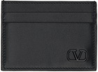 Valentino Garavani Black VLogo Signature Card Holder