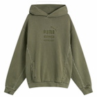 Puma x REPRESENT Graphic Hoodie in Night Pine