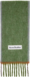 Acne Studios Green Narrow Scarf