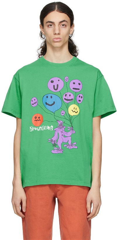 Photo: Brain Dead Green Balloon Man T-Shirt