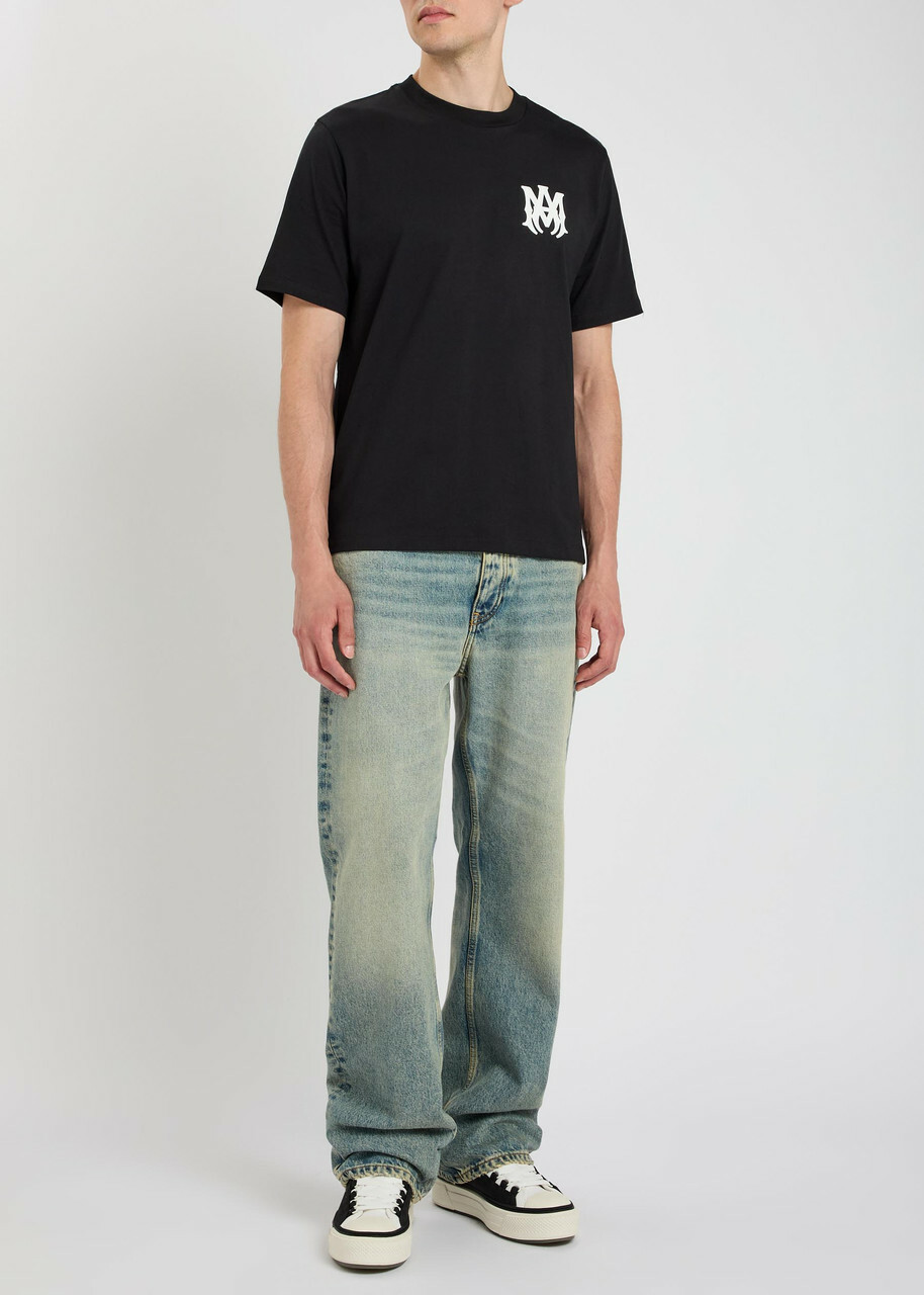 Amiri Core Logo-print Cotton T-shirt Black