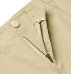 Nicholas Daley - Pleated Cotton-Twill Trousers - Neutrals