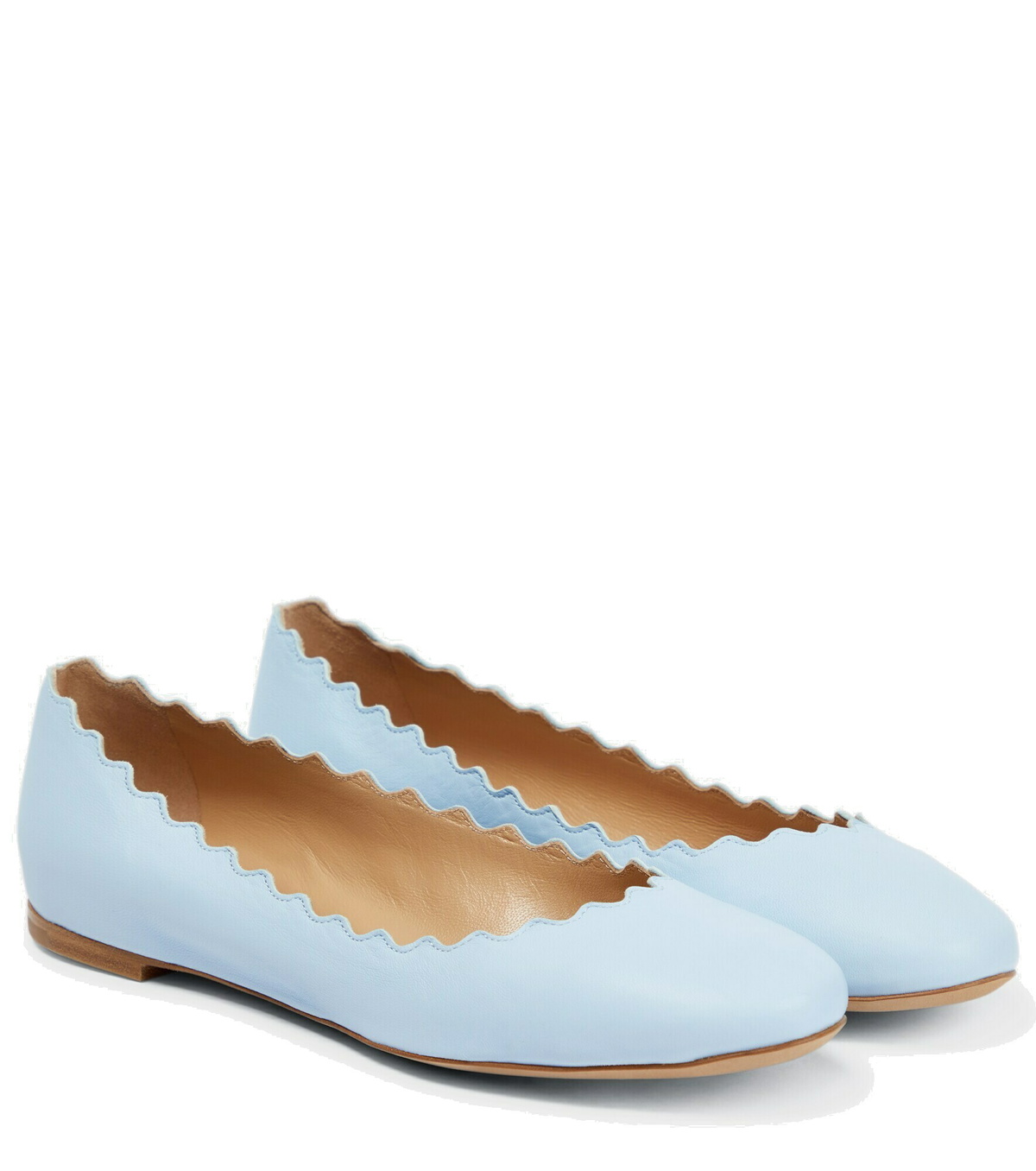 Chloe - Lauren leather ballet flats Chloe