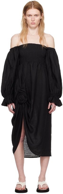 Photo: Sleeper Black Atlanta Midi Dress