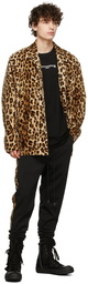 mastermind WORLD Brown Leopard Shirts Jacket