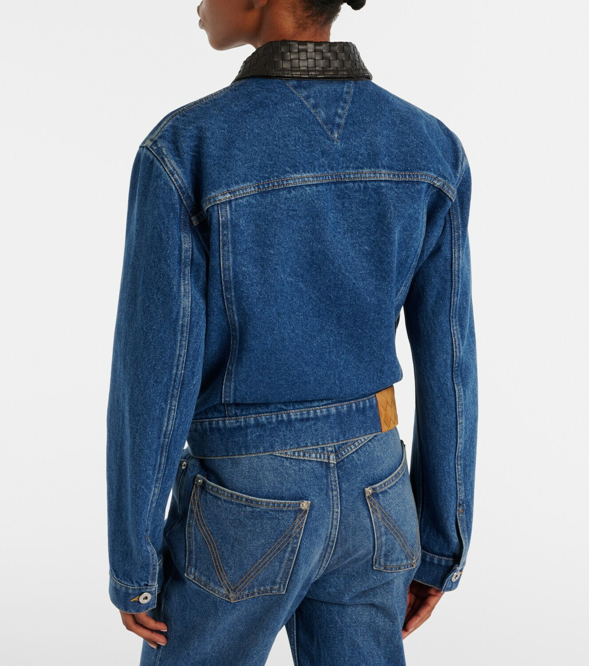 Bottega Veneta Intrecciato denim jacket