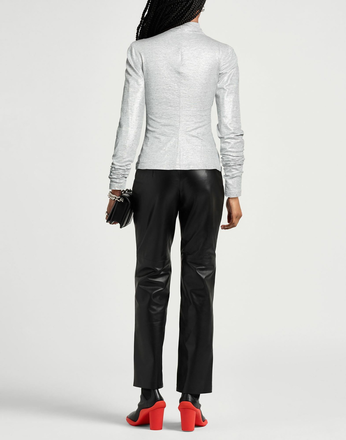Cedric Charlier Womens T-shirt in Silver