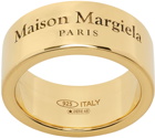 Maison Margiela Gold Engraved Band Ring