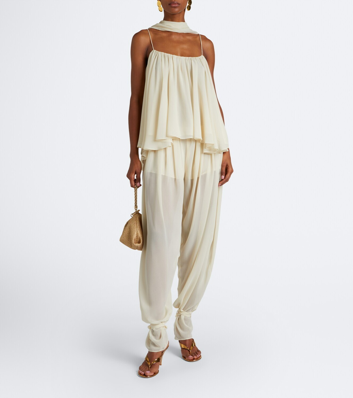 De La Vali Agapito georgette top