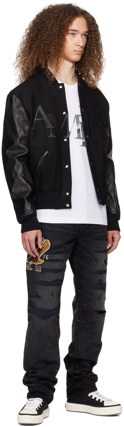 AMIRI White Staggered Chrome T-Shirt