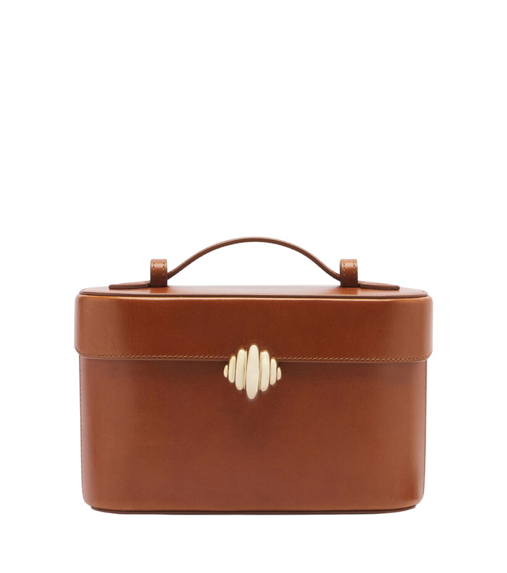 Photo: Aquazzura Belgravia Small leather vanity bag