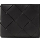 Bottega Veneta - Intrecciato Leather Billfold Wallet - Black