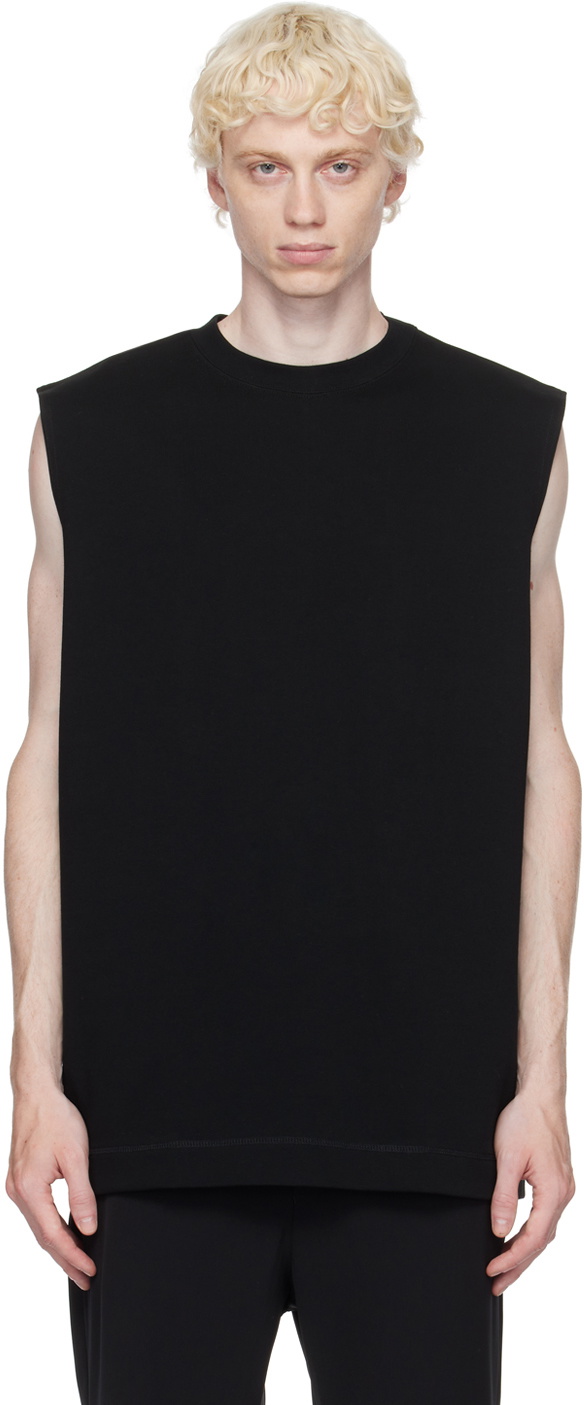 N.Hoolywood Black Crewneck Tank Top