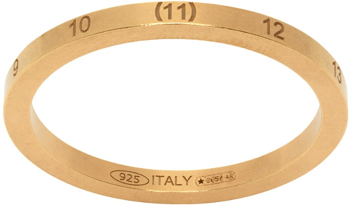 Photo: Maison Margiela Gold Numerical Ring