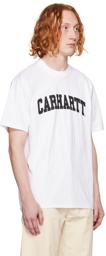 Carhartt Work In Progress White University Script T-Shirt