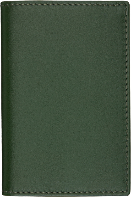 Photo: COMME des GARÇONS WALLETS Green Classic Group Card Holder