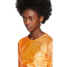 Saks Potts Orange Shimmer Saya Top