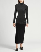 Agnona Womens Turtleneck Charcoal