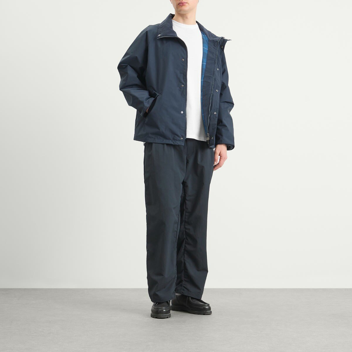 Nanamica Men's 2L PERTEX UNLIMITED Short Field Jacket in Dark Navy
