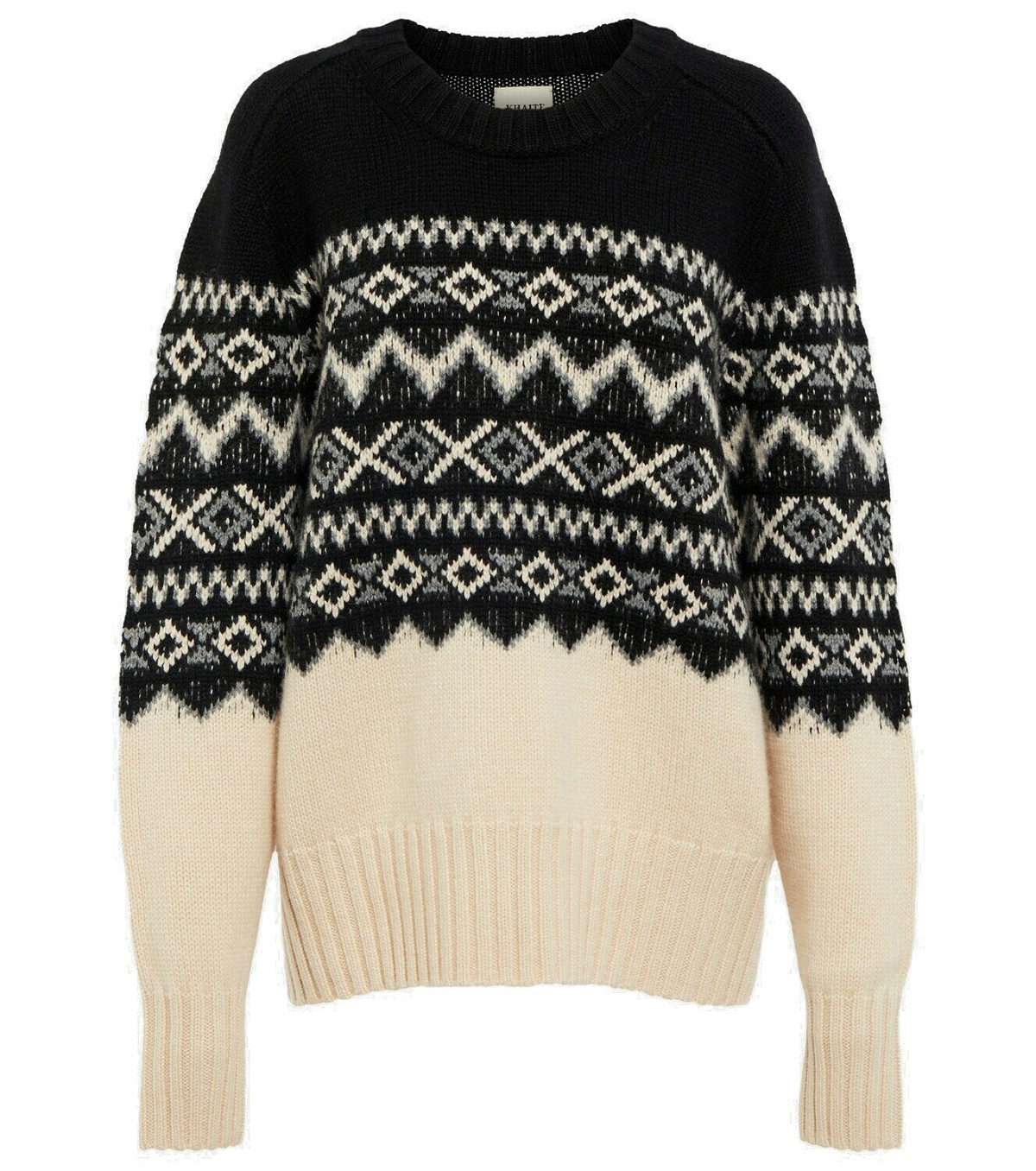 Khaite - Mae Fair Isle cashmere sweater Khaite
