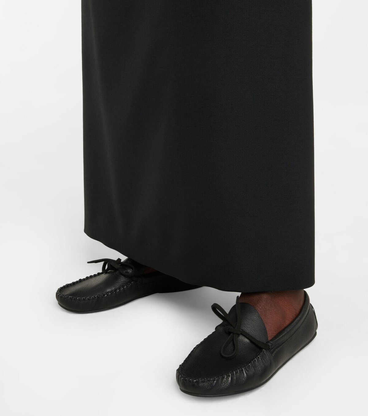 The Row Lucca leather moccasins The Row