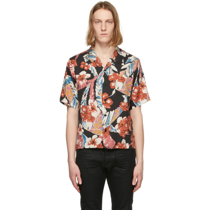 Photo: Saint Laurent Multicolor Tropical Short Sleeve Shirt