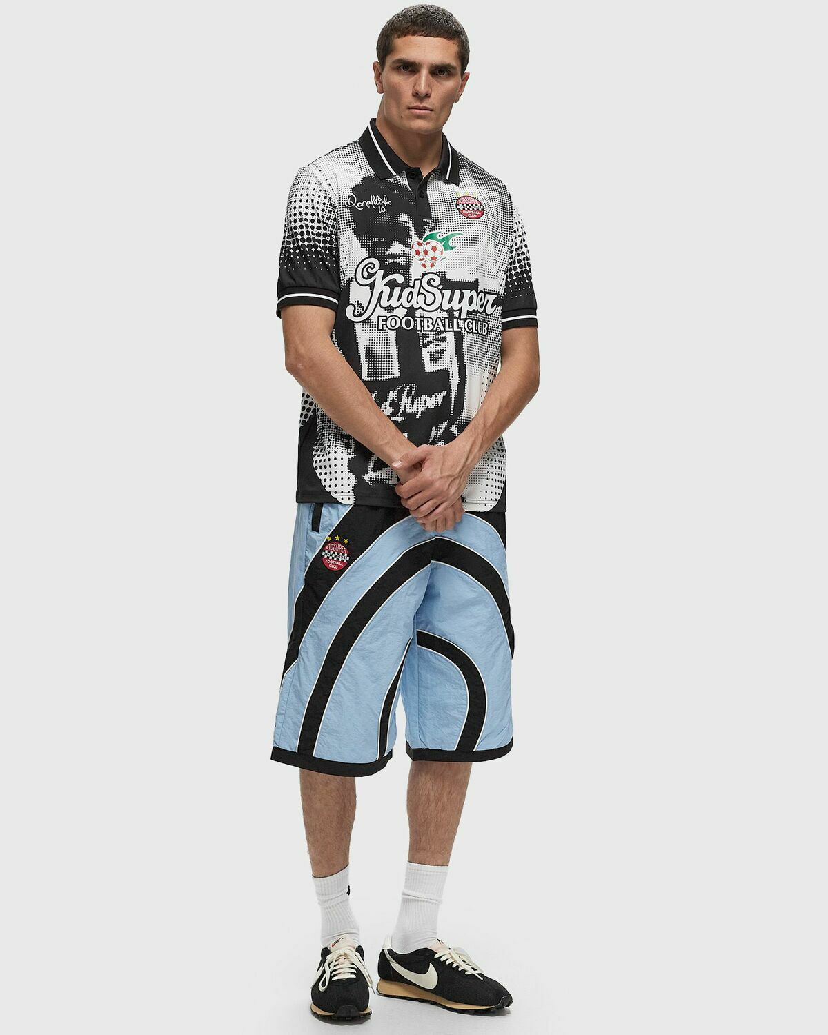 Kid Super Studios X Ronaldinho Soccer Jersey Black/White