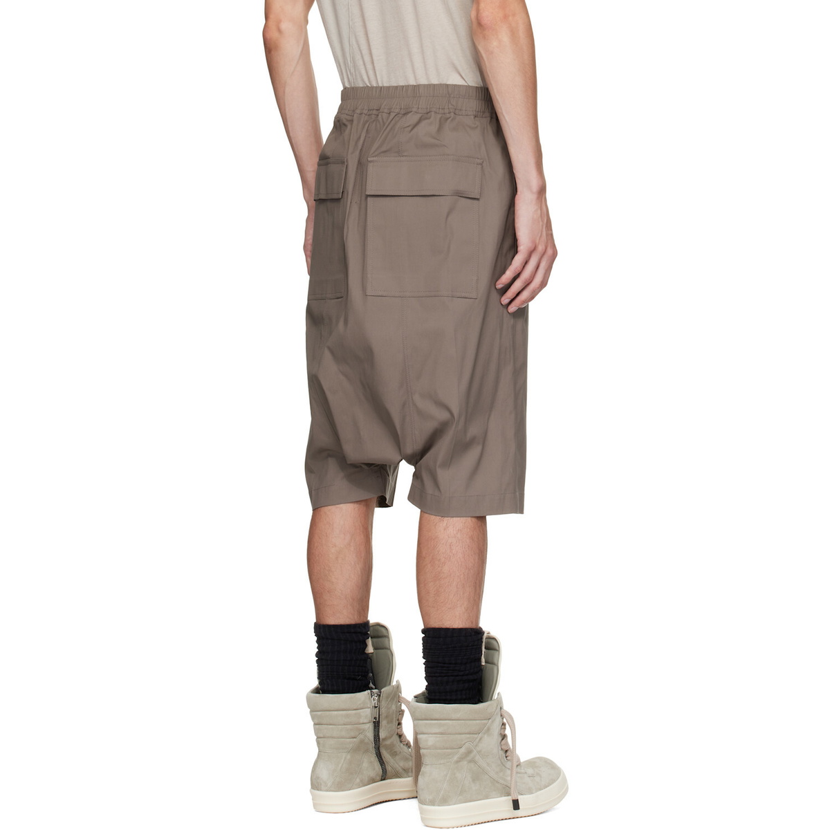 Rick Owens Gray Tower Rick S Pods Shorts
