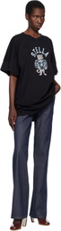 Stella McCartney Black Leopard Mascot T-shirt
