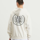 END. Leisure Pullover Hoodie in Smoke White