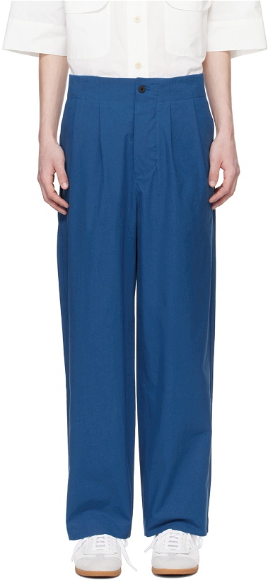 Photo: DOCUMENT Blue Wide Trousers