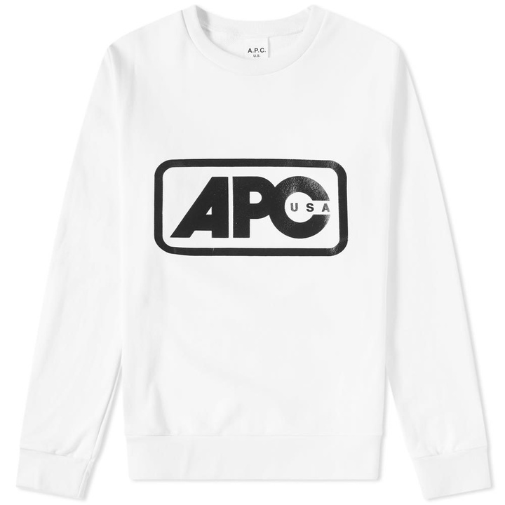 Photo: A.P.C. U.S. Vince Logo Sweat