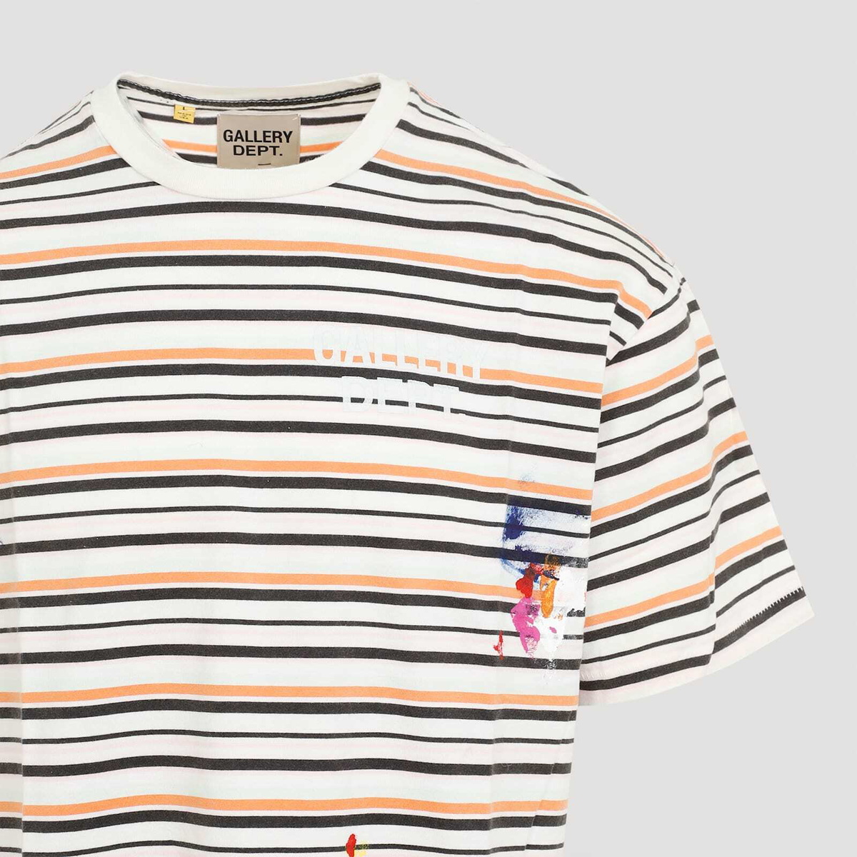 【GALLERY DEPT.】ネルソン ストライプ Tシャツ Gallery Dept. Nelson Striped Tee Multi Men's - FW22 - US