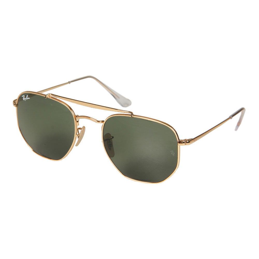 The Marshal Sunglasses - Gold / Green