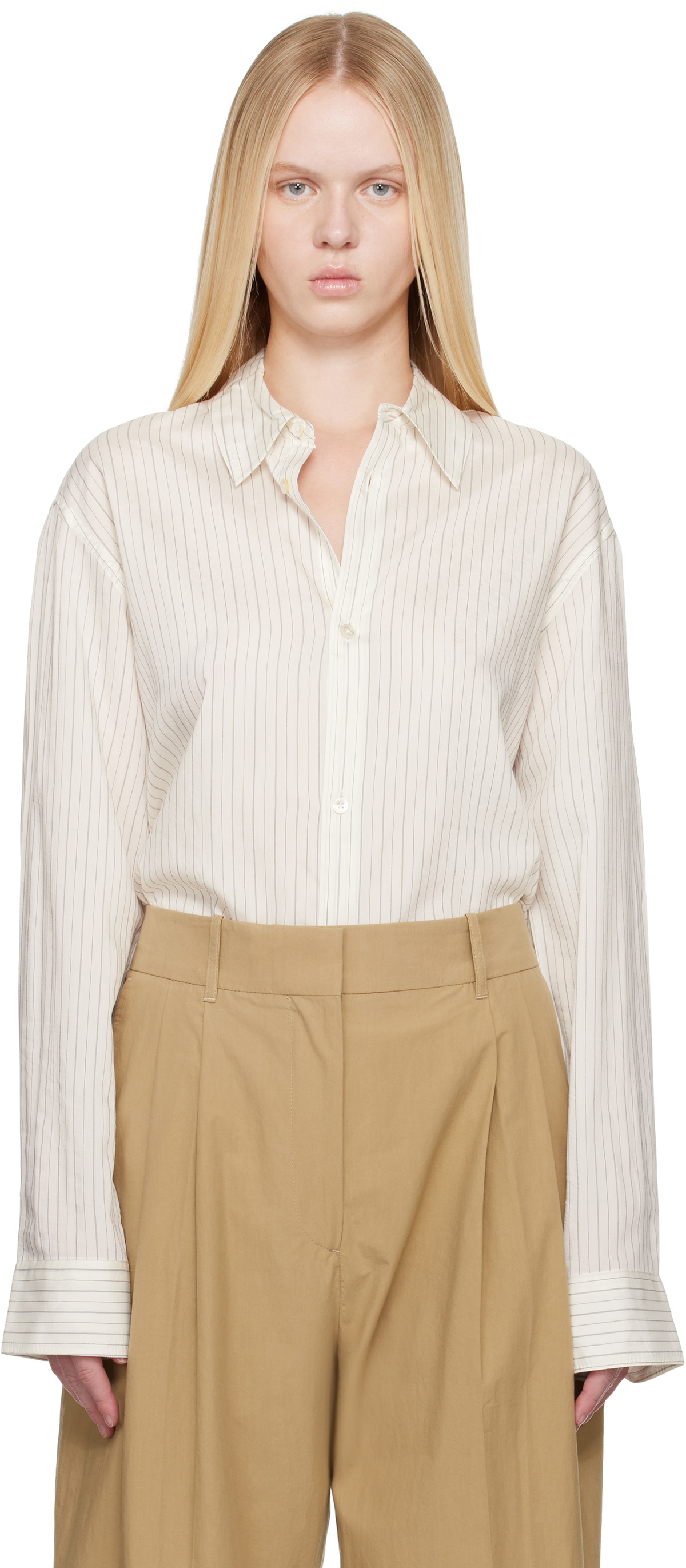 Studio Nicholson Khaki Hesse Top Studio Nicholson