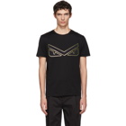 Fendi Black Bag Bugs Eyebrow T-Shirt