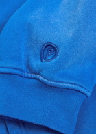Picante Everyday Hooded Zip-up Cotton Sweatshirt Royal Blue