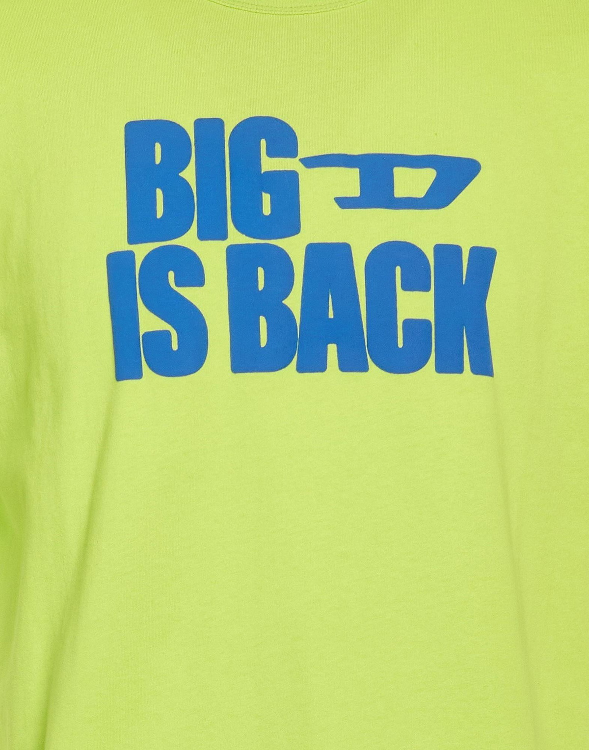 Diesel Mens T-shirt Lime in Green