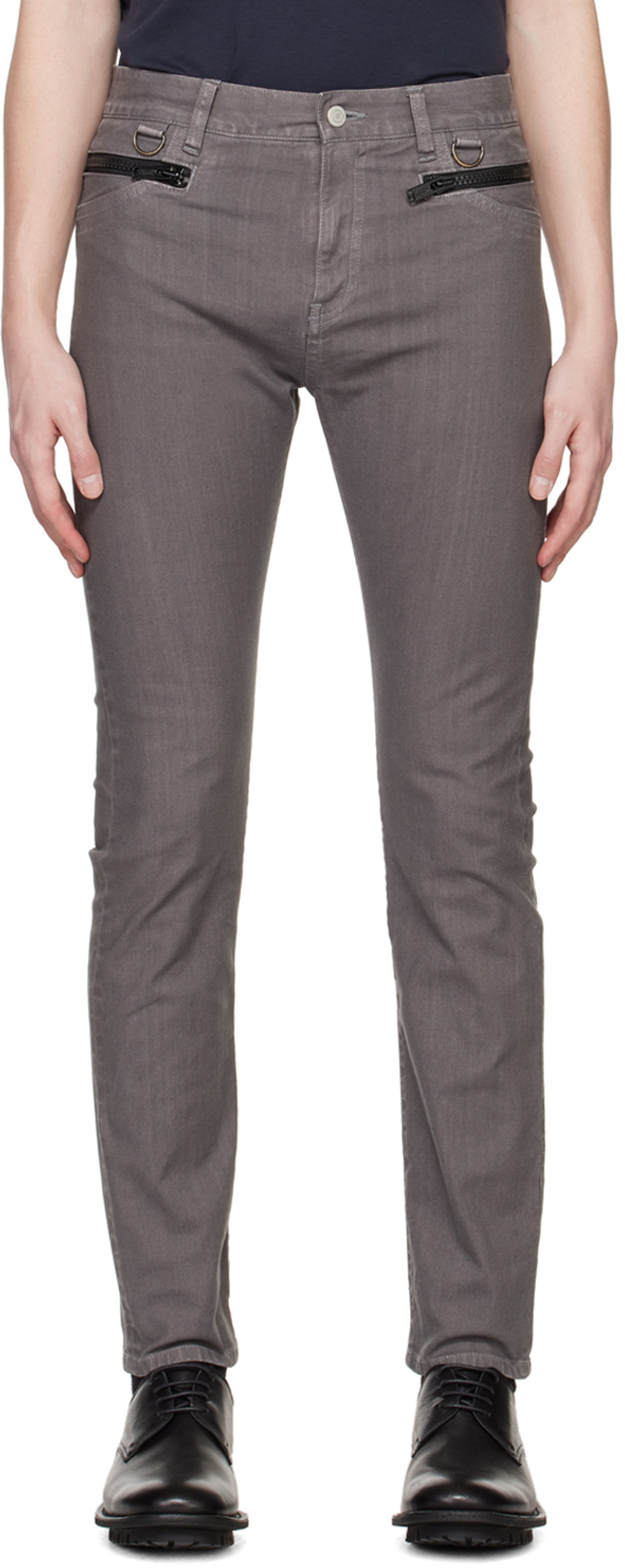 Undercoverism Gray Side Zip Jeans Undercoverism